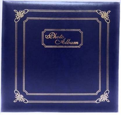 Cute Shopping Network Plain Blue Album_4x6Inch_200Pocket Album