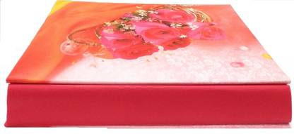 Gudwill Retail Pink Album with Pink Rose_6x8Inch_40Pocket Album