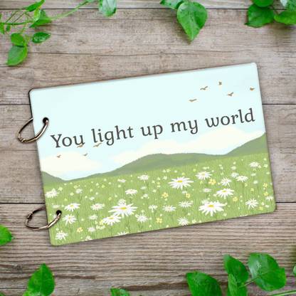 WallDaddy Photo Album For Memories LightUp-P Scrapbook For Memories Memory Book Album