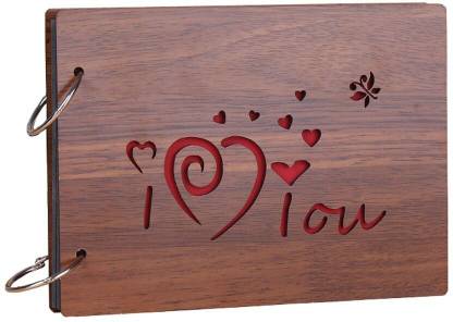 Creative Jewelers Natural Wood Elegance Handcrafted Wooden Photo Album for Cherished Memories 301 Album