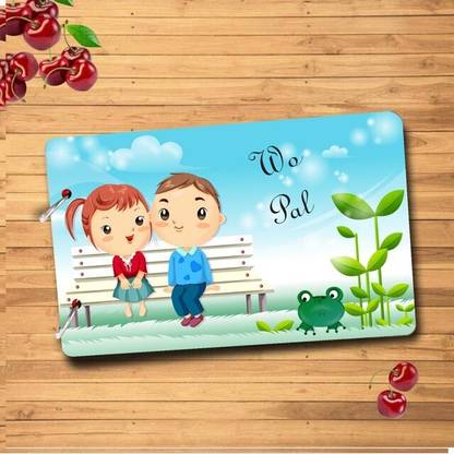 WEBELKART Wooden DIY Photo Album Scrapbook Memory Book, Photo Album Album