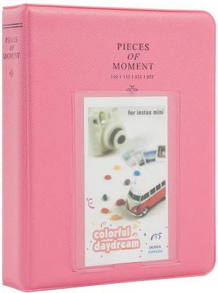 Stela Instax Mini 64 Pockets Polaroid (Deep Pink) Album