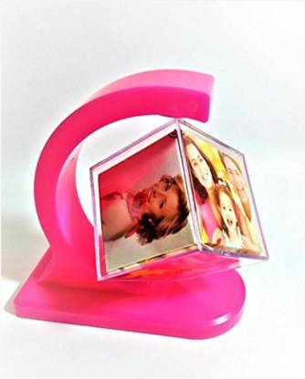 Pranav Gifts Customized Floating Photo Cube Friends,Birthday Gift,Anniversary Gift Table Top Album