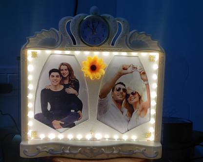 Taj Fragrances LED Photo Frame Customised Gift Best Friend Photo Collage For BFF , Anniversary Album