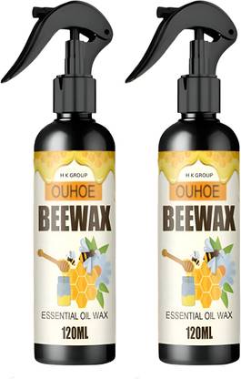 dhaval enterprise Natural Beeswa Furniture Polish for Shelves, Doors, Tables, Chairs, Floor, Set 2