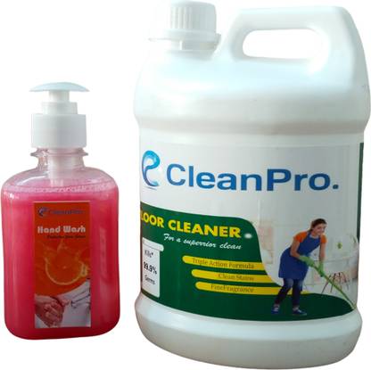 Clean pro floor cleaner & handwash