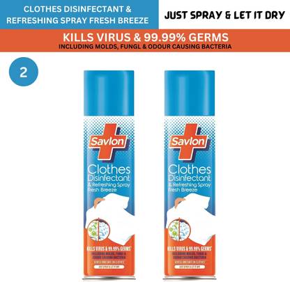 Savlon Clothes Disinfectant & Refreshing Spray for 99.99% germ protection