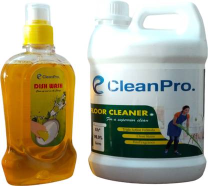 Clean pro floor cleaner & dishwash