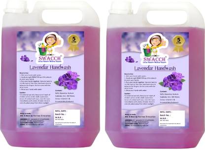 swacch Hand Wash Liquid I Refreshing Fragrance Lavender I Pack of 2 Eco-Friendly