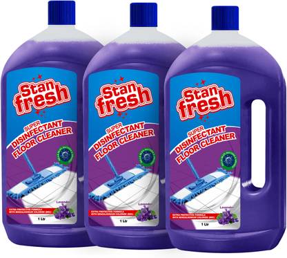 stanfresh Super Disinfectant Floor Cleaner - Lavender 1 Ltr (Pack of 3)