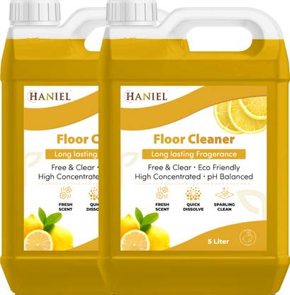 HANIEL Disinfectant Surface & Floor Cleaner Liquid,Suitable for All Floor (YEllow)