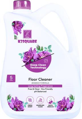 K2SQUARE Floor Surface Cleaner for Tile and Wood, EWG Verified, Streak-Free(Lavender)