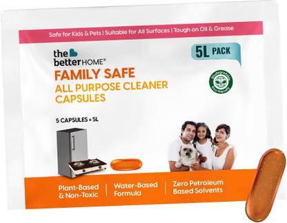 The Better Home All Purpose Cleaner Concentrate Capsule 5 Litres | 1 Capsule = 1 Litre