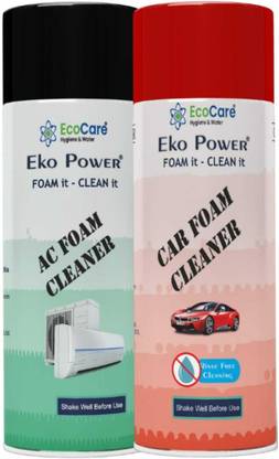 Eko Power Car Interior-Exterior & AC Foaming spray Cleaner for split/window Ac Cleaner