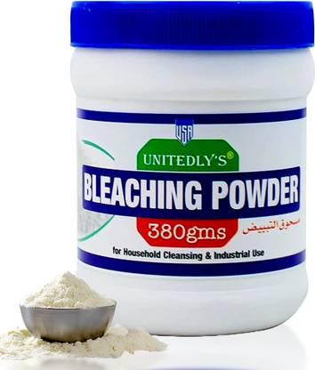 Unitedlys Bleaching Powder for Bathroom with Glove - Scrubber All Purpose Cleaning Powder