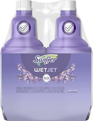 Swiffer 2 Pack Wet Jet Multi Purpose Cleaner with Febreze, lavendar vanilla & comfort