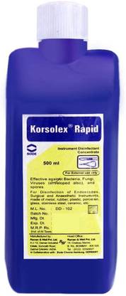 KORSOLEX Dental Rapid Instrument Disinfectant Concentrate Sterilizer Liquid