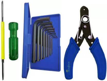 Skcraftosm Combo Best Quality||Screw driver With Wire Cutter Allen Key Set