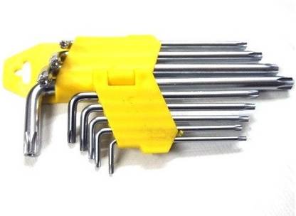 Inditrust new Heavy duty Multi size 9pcs Torx Allen key set Allen Key Set