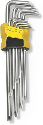 ZIODIC 9PCS Professional Long Torx Key Wrench - Made of CRV Steel, Surface Matte Allen Key Set