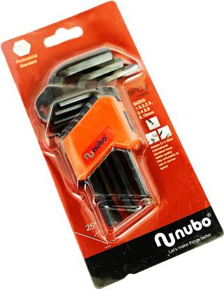 NUBO MM SIZES ALLEN KEY SET Allen Key Set