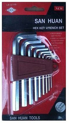 Belto ALLENKEY SET SILVER 1.5, 2, 2.5, 3, 4, 5, 6, 8, 10 Allen Key Set