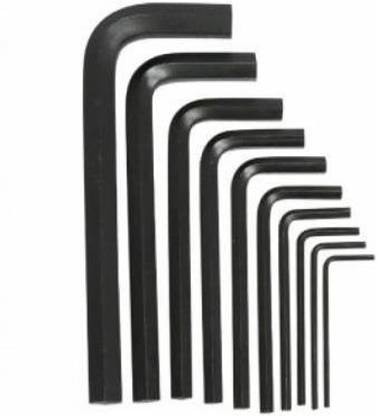 Inditrust new Heavy duty 10 Pcs Hex Allen Key Set Allen Key Set
