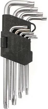 Inditrust new 9pcs T10-T50 Torx Allen key Wrench set Allen Key Set