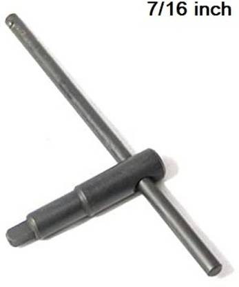 RANX Lathe Chuck Key Square, Long Handle (7/16" Inch (11.1mm)) Allen Key Set