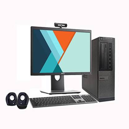 NIRMALSOFTECH N/A Core i5 (10th Gen) (8 GB DDR3/Windows 10 Pro/8 GB/19 Inch Screen/Dell Optiplex 19" All-in-One Desktop Computer Set)