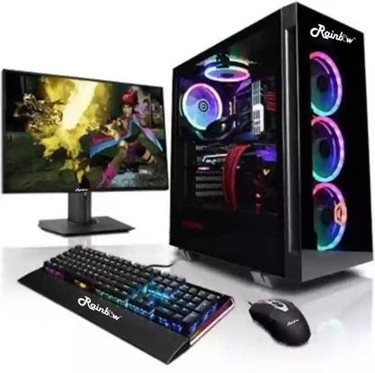 RAINBOW GAMING PC Core i5 (16 GB DDR4/1 TB/1024 GB SSD/Windows 11 Home/4 GB DDR3/18.5 Inch Screen/Gaming PC Intel i5 (16 GB/1 TB/Windows 11) Assembled Computer (18.5 in Display)) with MS Office