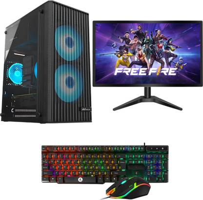 LOESIS Pc Setup Gaming Core i5 (8 GB DDR3/256 GB SSD/Windows 10 Pro/19 Inch Screen/Desktop Computer) with MS Office