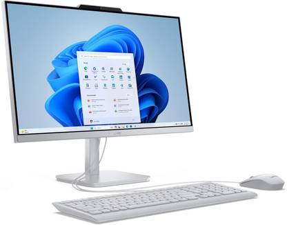 Lenovo All in one AIO Core i3 (8 GB DDR4/512 GB SSD/Windows 11 Home/23.8 Inch Screen/A100)