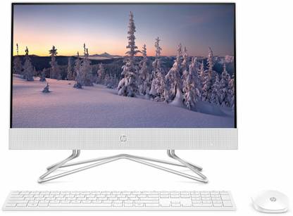 HP All-in-One Ryzen 3 Dual Core (4 GB DDR4/512 GB SSD/Windows 11 Home/AMD Radeon Graphics/21.5 Inch Screen/22-dd0786in) with MS Office