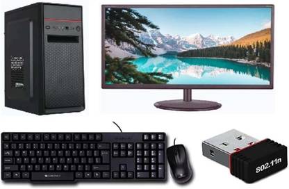 Assambled all in one i3 2TB Core i3 (16 GB DDR4/2 TB/256 GB SSD/Windows 10 Pro/19 Inch Screen/ALL IN ONE i3) with MS Office