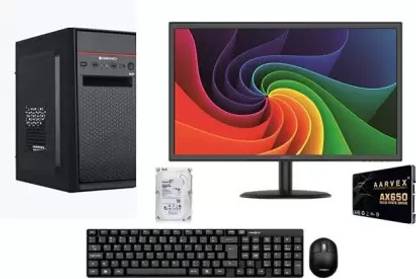 TECH- Assemblers Assemble Core i3 (8 GB DDR3/1 TB/128 GB SSD/Windows 11 Home/20 Inch Screen/ASSEMBLED PC) with MS Office