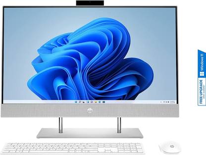 HP All-in-One Core i7 (11th Gen) (16 GB DDR4/1000 GB SSD/Windows 10 Home/27 Inch Screen/27-dp1118in) with MS Office