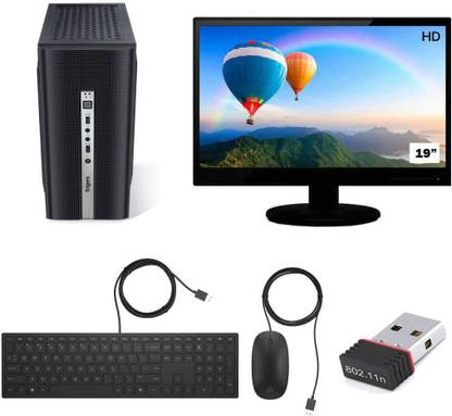 ENTWINO Intel Core i7 (8 GB DDR3/500 GB/120 GB SSD/Windows 10 Home/1 GB/19 Inch Screen/ENTAIC-I7-2600-8GB_500-120-19LED) with MS Office