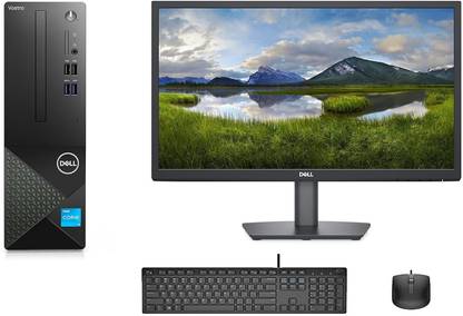 DELL Vostro 3710 Sff- 12th Gen intel Core i3 (8 GB DDR4/512 GB SSD/Windows 11 Home/21.5 Inch Screen/(E2220H) Without DVD Drive || 3 Years Onsite Warranty) with MS Office