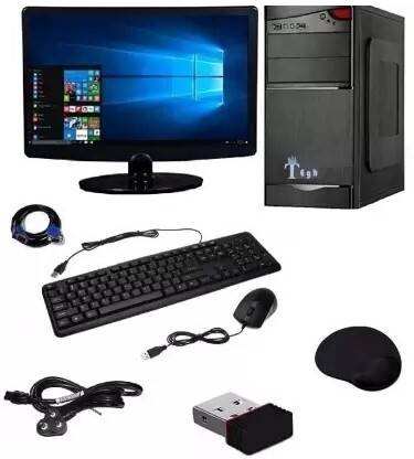 Tegh 1852 Desktop PC Intel Core 2 Duo 3 Ghz Core 2 Duo (4 GB DDR3/500 GB/Windows 10 Pro/1 GB/20 Inch Screen/1852)