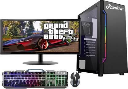 RAINBOW Gaming pc Core i5 (16 GB DDR4/1 TB/512 GB SSD/Windows 11 Home/4 GB 4 GB/18.5 Inch Screen/Gaming pc) with MS Office