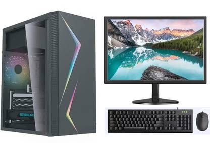KONECT VIVID DESKTOP PC 2000 Core i3 (8 GB DDR3/512 GB SSD/Windows 11 Home/INTEL HD ONBOARD GRAPHICS/19 Inch Screen/ASSEMBLED PC) with MS Office