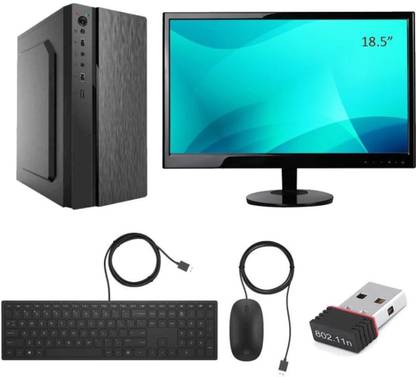 Intel Assembled Core i5 (8 GB DDR3/500 GB/Windows 10 Pro/18.5 Inch Screen/Assembled Desktop Computer)