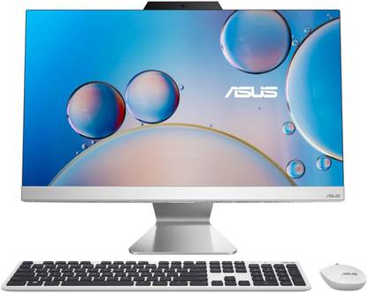 ASUS AiO A3 Series All in One Desktop, Intel 12th Gen Core i5 (8 GB DDR4/512 GB SSD/Windows 11 Home/23.8 Inch Screen/A3402WBAK-WA024WS) with MS Office