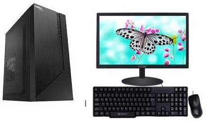 Assembled PC 2000 Intel Core i5 (16 GB DDR4/1 TB/128 GB SSD/Windows 10 Pro/22 Inch Screen/Intel Core i5_Wifi_Bluetooth_Keyboard and Mouse) with MS Office