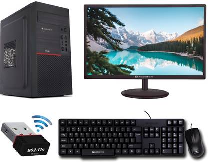 ASSEMBELED No Core i5 (8 GB DDR3/256 GB SSD/Windows 10 Pro/19 Inch Screen/Zeball) with MS Office