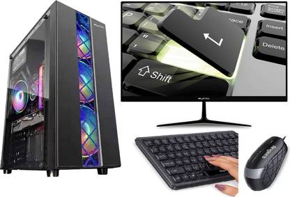 Punta Premium Desktop Core i5 (8 GB DDR3/1 TB/128 GB SSD/Windows 10 Pro/22 Inch Screen/Sonet) with MS Office