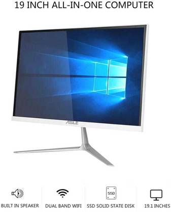 Linkify All in one PC Core i5 (8 GB DDR3/Windows 10 Home/19 Inch Screen/i5 2nd Gen,/128 GB SSD/ Inbuilt Speaker)