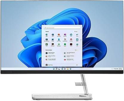 Lenovo IdeaCentre AIO Core i3 (8 GB DDR4/512 GB SSD/Windows 11 Home/23.8 Inch Screen/IdeaCentre AIO F0GH00MJIN) with MS Office