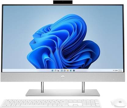 HP All-in-One 27 Core i5 (11th Gen) (16 GB DDR4/1000 GB SSD/Windows 11 Home/27 Inch Screen/All-in-One 27-dp1117in) with MS Office
